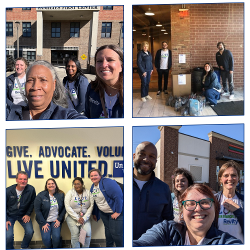 Revity FCU Team Members participated in a community giveback challenge