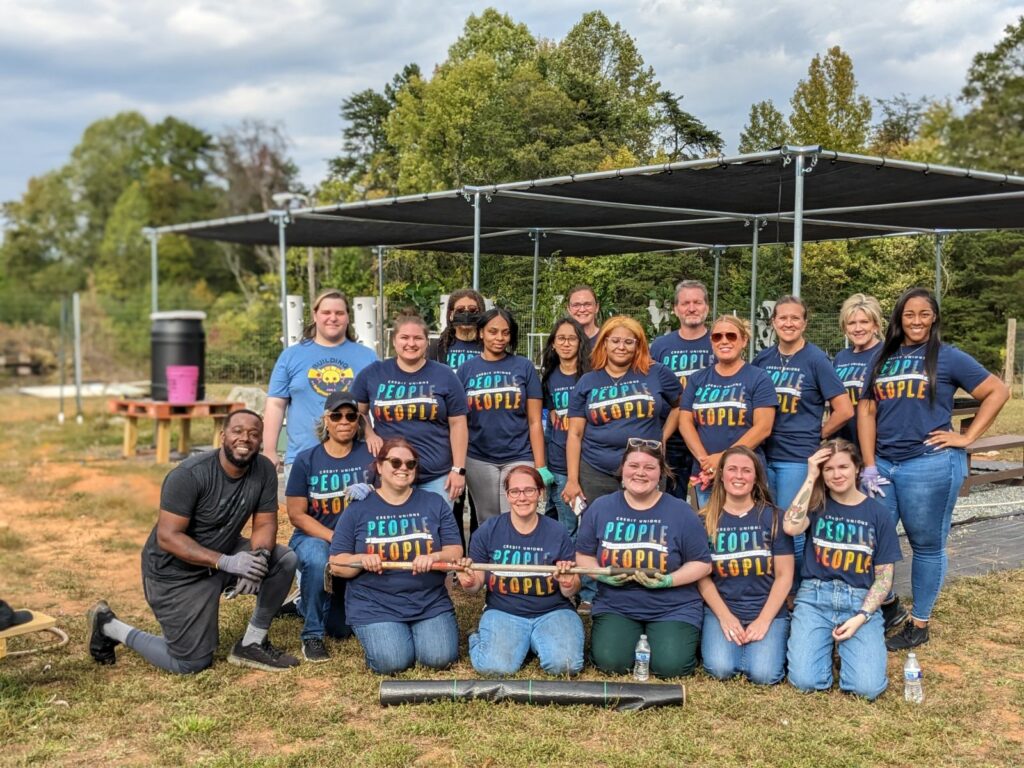 All-Team Service Project at PDY&F Community Garden