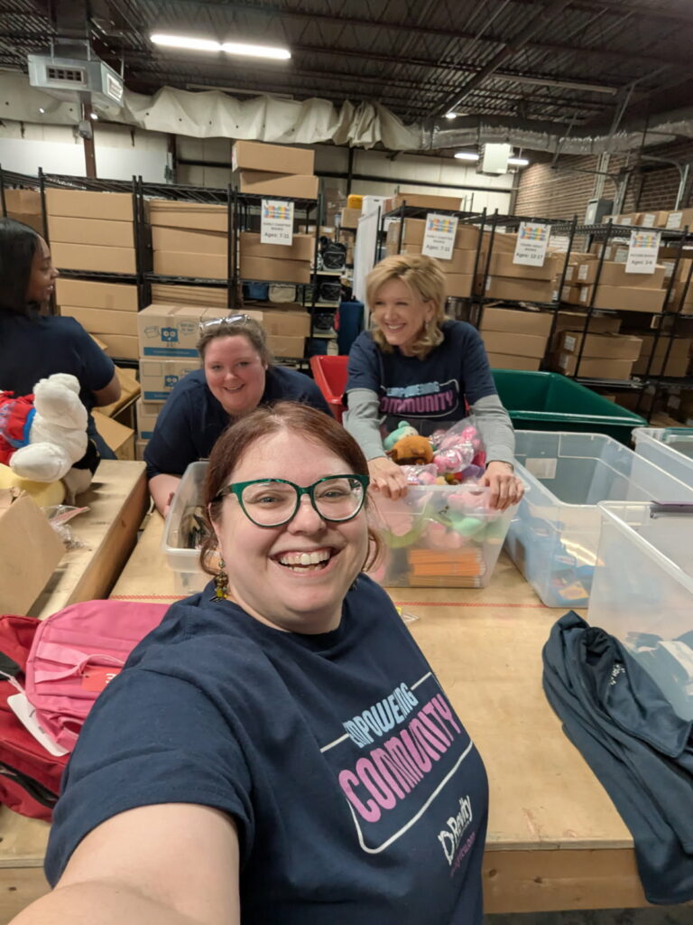 Volunteering at BackPack Beginnings